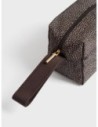 Beauty case Small in tessuto Op Borbonese B-Club – Catrame Beauty case Small in tessuto Op Borbonese B-Club – Catrame