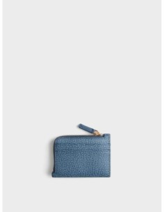 Busta portacarte e portamonete in tela rivestita Op Borbonese Urban – Denim - foto 1 2