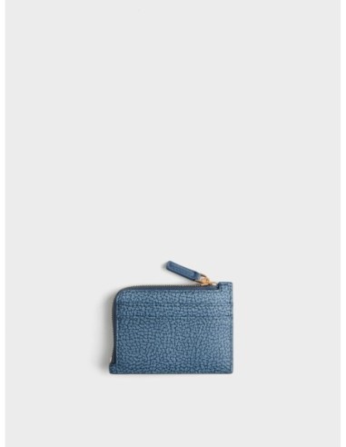 Busta portacarte e portamonete in tela rivestita Op Borbonese Urban – Denim - foto 2