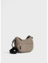 Luna Bag Mini borsa a tracolla in tessuto Op Borbonese B-Club – Op naturale/nero
