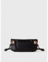 Borsa a tracolla Small in pelle effetto nabuk Borbonese London – Nero Borsa a tracolla Small in pelle effetto nabuk Borbonese London – Nero