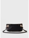 Borsa a tracolla Small in pelle effetto nabuk Borbonese London – Nero Borsa a tracolla Small in pelle effetto nabuk Borbonese London – Nero