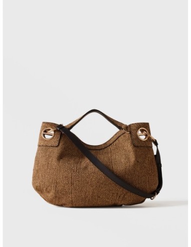 Borsa hobo Medium in camoscio Op Borbonese London – Op naturale - foto 4