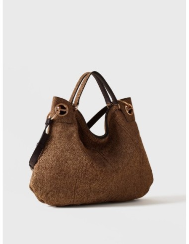 Borsa hobo Large in camoscio Op Borbonese London – Op naturale - foto 2