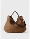 Borsa hobo Large in camoscio Op Borbonese London – Op naturale Borsa hobo Large in camoscio Op Borbonese London – Op naturale
