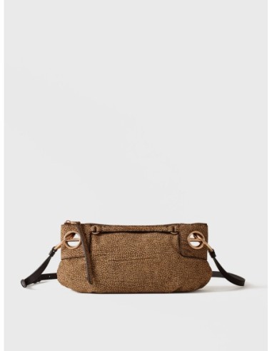 Borsa a tracolla Small in camoscio Op Borbonese London – Op naturale - foto 1