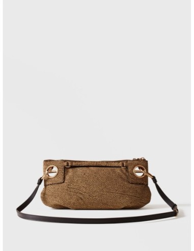Borsa a tracolla Small in camoscio Op Borbonese London – Op naturale - foto 4