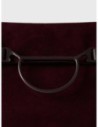 Borsa shopping Medium in crosta scamosciata e pelle Borbonese Wave – Cabernet/cacao