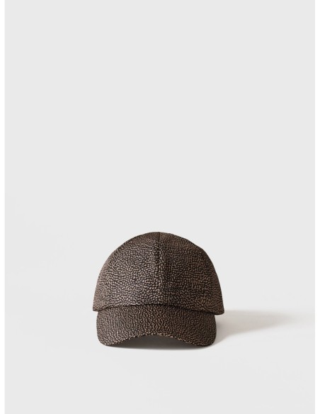 Cappello da baseball in tessuto Op Borbonese – Op naturale/nero - foto 2