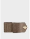 Portafoglio Small con patta e vite decorativa in pelle Borbonese Essence – Nero Portafoglio Small con patta e vite decorativa in pelle Borbonese Essence – Nero