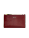 Pochette porta cellulare a tracolla in pelle The Bridge Lara – Barolo/Oro