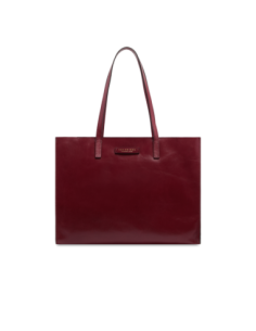 Borsa shopper in pelle The Bridge Mirra – Barolo/Oro - foto 1