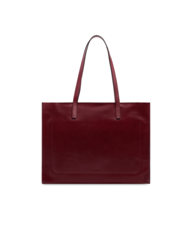 Borsa shopper in pelle The Bridge Mirra – Barolo/Oro - foto 3