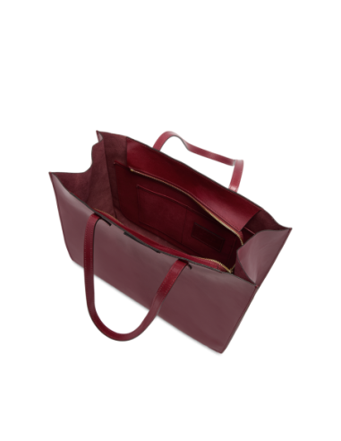 Borsa shopper in pelle The Bridge Mirra – Barolo/Oro - foto 4