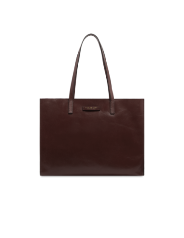 Borsa shopper in pelle The Bridge Mirra – Moka/Oro - foto 1