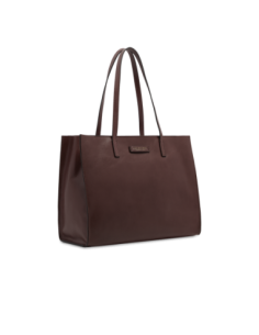 Borsa shopper in pelle The Bridge Mirra – Moka/Oro - foto 1 2