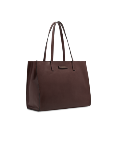 Borsa shopper in pelle The Bridge Mirra – Moka/Oro - foto 2