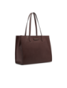 Borsa shopper in pelle The Bridge Mirra – Moka/Oro