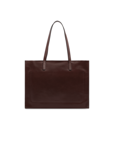 Borsa shopper in pelle The Bridge Mirra – Moka/Oro - foto 3