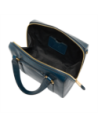 Borsa a mano media in pelle con zip e tracolla The Bridge Laura – Notte/Oro