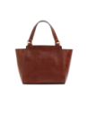 Borsa a mano in pelle con tracolla The Bridge Lucrezia – Marrone/Oro Borsa a mano in pelle con tracolla The Bridge Lucrezia – Marrone/Oro