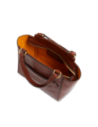 Borsa a mano in pelle con tracolla The Bridge Lucrezia – Marrone/Oro Borsa a mano in pelle con tracolla The Bridge Lucrezia – Marrone/Oro