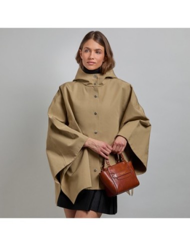 Borsa a mano in pelle con tracolla The Bridge Lucrezia – Marrone/Oro - foto 6