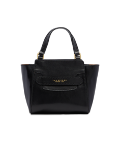 Borsa a mano in pelle con tracolla The Bridge Lucrezia – Nero/Oro - foto 1