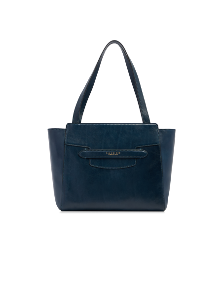 Borsa shopper in pelle The Bridge Lucrezia – Notte/Oro - foto 1