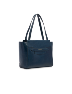 Borsa shopper in pelle The Bridge Lucrezia – Notte/Oro - foto 1 2