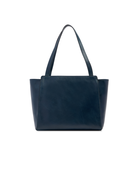 Borsa shopper in pelle The Bridge Lucrezia – Notte/Oro - foto 3