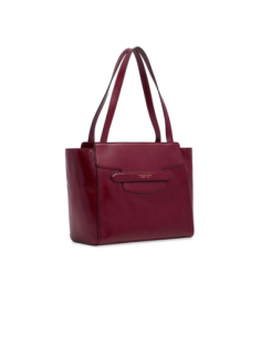 Borsa shopper in pelle The Bridge Lucrezia – Barolo/Oro - foto 1 2