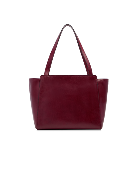Borsa shopper in pelle The Bridge Lucrezia – Barolo/Oro - foto 3