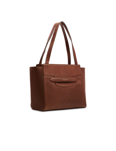Borsa shopper in pelle The Bridge Lucrezia – Marrone/Oro - foto 2