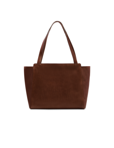 Borsa shopper in pelle The Bridge Lucrezia – Marrone/Oro - foto 3