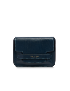 Borsa a tracolla in pelle The Bridge Lucrezia – Notte/Oro - foto 1