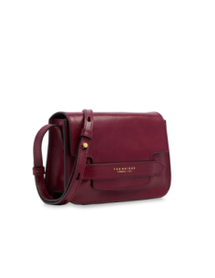 Borsa a tracolla in pelle The Bridge Lucrezia – Barolo/Oro - foto 1 2