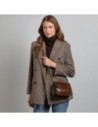 Borsa a tracolla in pelle The Bridge Lucrezia – Moka/Oro Borsa a tracolla in pelle The Bridge Lucrezia – Moka/Oro