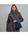 Borsa a tracolla media in pelle The Bridge Lucrezia – Notte/Oro Borsa a tracolla media in pelle The Bridge Lucrezia – Notte/Oro