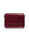 Borsa a tracolla media in pelle The Bridge Lucrezia – Barolo/Oro