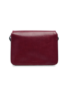 Borsa a tracolla media in pelle The Bridge Lucrezia – Barolo/Oro