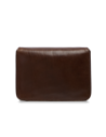 Borsa a tracolla media in pelle The Bridge Lucrezia – Moka/Oro