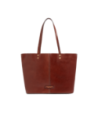 Borsa shopper in pelle con pochette interna The Bridge Lisa – Marrone/Oro