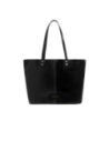 Borsa shopper in pelle con pochette interna The Bridge Lisa – Nero/Oro