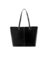 Borsa shopper in pelle con pochette interna The Bridge Lisa – Nero/Oro