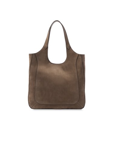 Borsa hobo in pelle nabuk The Bridge Luce Soft – Greige/Oro - foto 3