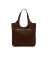 Borsa hobo in pelle nabuk The Bridge Luce Soft – Moka/Oro