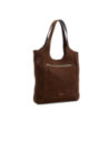 Borsa hobo in pelle nabuk The Bridge Luce Soft – Moka/Oro