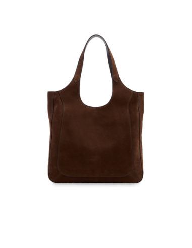 Borsa hobo in pelle nabuk The Bridge Luce Soft – Moka/Oro - foto 3