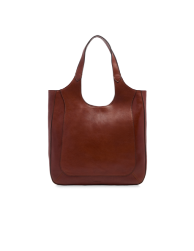 Borsa hobo in pelle con grana The Bridge Luce Soft – Marrone/Oro - foto 3